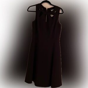 Eliza J- Black cut out dress- size 8